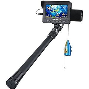Onderwaterviscamera, 4.3 ""Inch 1000TVL Onderwater vissen Video Camera Kit 12 PC'S IR Lichten Video Fish Finder Lake Under Water Fish Cam(White LED 15M Cable)