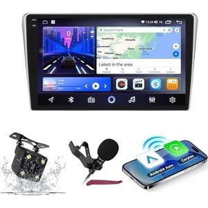 Android 14 Autoradio Navi voor T-oyota Avensis T25 (2002-2008) 9-inch QLED-scherm autoradio met draadloze Carplay Android Auto GPS-navigatie met BT5.0 HIFI FM 5G-WiFi SWC RDS MIC,M700s