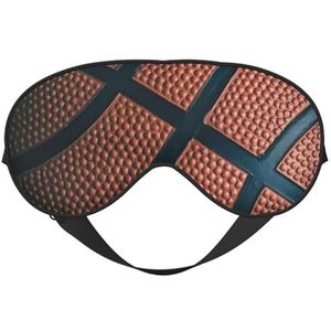 CRJSYCBYB Basketbal Sport Gedrukt Zacht Oogmasker Slapen Oogmasker Reizen Oogmasker
