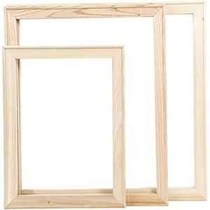 Fotolijsten 1 stuks houten canvas frame kit fotolijst (afmeting: 60 x 60 cm)