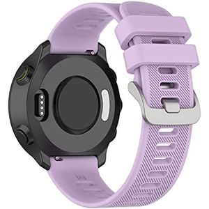 Tyogeephy Band Compatibel met Garmin Forerunner 55 20 mm Zachte Siliconen Vervanging Horloge Band Band Polsband Voor Forerunner 158/645/Venu Sq/Horloge Actief 2/Galaxy horloge 42 MM