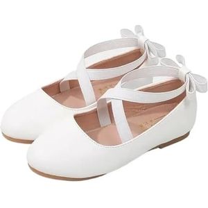 Ballerina's Meisjesschoenen Party Performance Ballet Flats Slip on Boot Schoenen voor Meisjes Jurk Ballerina's Meisje Schoen, Witte Schoen Meisje, 27 Insole 17.5cm