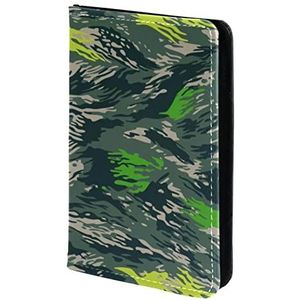 Camouflage Print Paspoorthouder, Paspoort Cover, Paspoort Portemonnee, Travel Essentials, Meerkleurig, 11.5x16.5cm/4.5x6.5 in