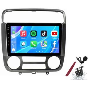 Android 14 Autoradio Sat Navi voor H-onda Stream (2000-2016) 9 Inch Touchscreen Multimedia Speler met Draadloze Carplay GPS Navigatie FM RDS Bluetooth 5G-WiFi SWC DSP,M120s