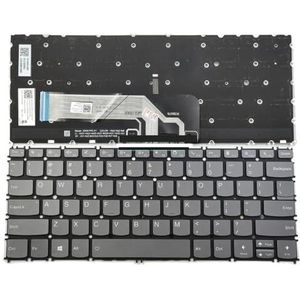 Amerikaans Engels toetsenbord met achtergrondverlichting voor Lenovo ThinkBook 13s Gen 2 G2ITL 20V9 G2ARE 20WC, zwart