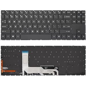 Spaans laptoptoetsenbord voor HP voor OMEN 15-EN en0xxx EN0010CA TPN-Q238 Q267 met achtergrondverlichting voor AMD(US White Word light)