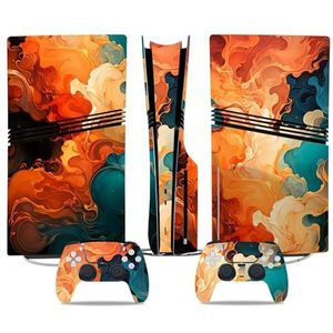 Voor PS5 PRO Skin Digital Edition Console En Controller Vinyl Cover Skins Wraps Krasbestendig, Compatibel Met Voor PS5 Digital Edition Pro 75268 Geen Schuimvorming Bubbelvrij