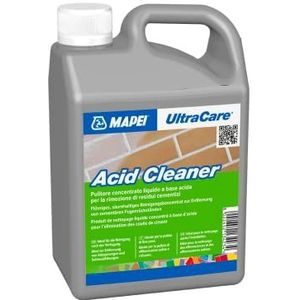 MAPEI Ultracare ACID CLEANER, multifunctionele vloeibare reiniger op zure basis voor steengoed, keramische tegels en steen, jerrycan, 1 l.