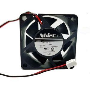 6CM industrial computer fan M35717-16 DC24V 0.18A 2line inverter cooling fan