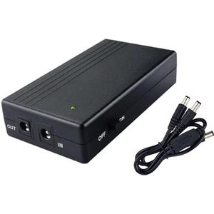 Yangers Mini UPS DC 12V Ononderbroken Voeding, 7800mah batterij back-up wifi Batterijvoeding Power Bank voor Router Modem Camera, Uitgang 12V DC