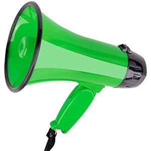 Draagbare megafoon megafoon, megafoon, Bullhorn-luidspreker met sirene/alarmmodi, 20 W megafoonluidsprekerstem met volumeregeling for buitensporten, coaches en leraren (Color : B, Size : -)