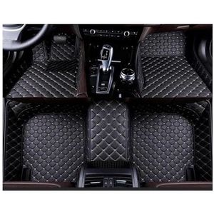 LHD Voor Jeep Voor Wrangler 4 Deuren 2007-2023 Anti-slip Auto-interieur Styling Anti-fouling Vloermatten Matten Tapijten(Black Beige)