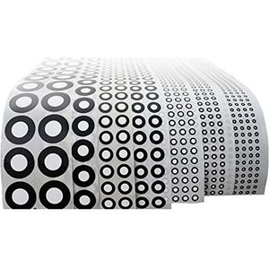 Scanning Marking Dots 10000 pc's 3D -scanner markeerpunten, 8 mm 16 mm en 10 mm 20 mm referentiepunt for 3D -scannen Binnenmarkeringspunt Meetpunt Markering(Inside Outside 10mm/20mm)