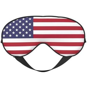 sttung American Flag Print Travel - Friendly Sleep Soft Eye Mask: Compact, lichtgewicht, verstelbare riem