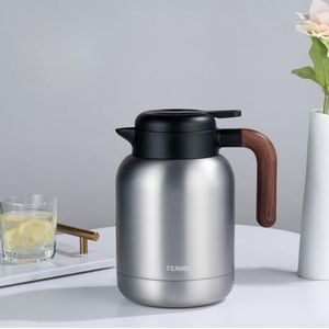 Thermos - 1 l 1,5 l 2 l 17*14*20cm/17*14*25cm/17*14*28cm Roestvrij Staal Bureau Mok, Glühwein Thee Waterkoker en Waterkoker 48 uur Thermische Isolatie, Thuiskantoor Koffiezetapparaat, Wit, Rood, Geel,