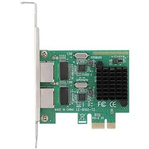 Stabiele RJ-45 * 2 dual-port 10/100 / 1000Mbps gigabit netwerkkaart voor 8102-T2