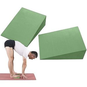 Squatwiggen | Squat Wedge Block voor oefening - Foam Stretch Slant Boards voor verbetering van de onderbeensterkte, voetsteunkussen Foam Slant Board voor stretching Dalynn