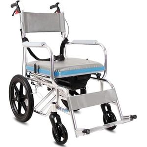 Rolstoelen Opvouwbare rolstoel Aluminium multifunctionele ouderen draagbare trolley Ondersteekarmsteun for gehandicapte postoperatieve revalidatie Volwassen