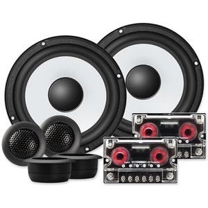 Tweeter auto Tweeters voor auto Auto-onderdeel luidsprekersysteem 6,5 inch 2-weg voertuigdeur auto audio stereo set hifi met tweeter crossover