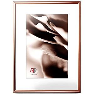 aFFa-frames, aluminium, aluminium fotolijsten, onderhoudsvriendelijk, rechthoekig, met acrylglasfront, roségoud, 40 x 60 cm