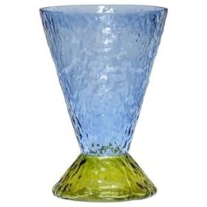 Hübsch - Abyss Vase - Light blue Olive