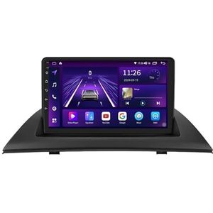 Android Radio voor BMW X3 2004-2012, 9 inch Touchscreen Autoradio met Wireless CarPlay Android Auto Bluetooth WIFI(8Core(6+128GB))