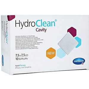 Hartmann HydroClean cavity kompressen 7,5 x 7,5 cm steriel, 1