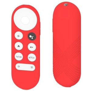 Afstandsbediening Case Voor Chromecast TV 2020 Siliconen Case Beschermhoes voor Chromecast TV (rood)