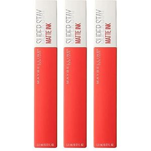 Maybelline - Superstay Matte Ink - Lipkleur - 25 Heroine - 3 Lipsticks