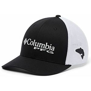 Columbia Men's PFG Mesh Ball Cap, Black, Small/Medium