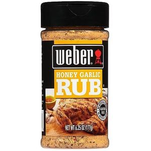Weber Honey Garlic Rub, 6.25 Ounce Shaker