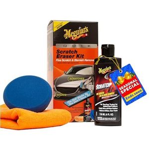 Meguiar's Quik Scratch Eraser Kit - Auto Krasverwijderaar - Inclusief ScratchX en Boorgemonteerde Pad