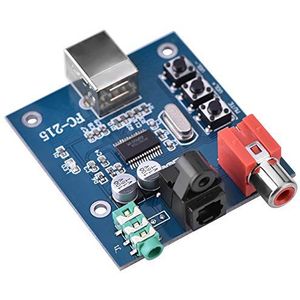 PCM2704 Draagbare geluidskaart, 5 V, USB 3,5 mm, DAC decoder, board, vrije drive module voor pc, laptop, hifi-versterker