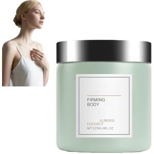 Champagne Lift Body Crème, huidverstevigende crème voor een slappe en gekreukelde huid, hydrateert en verzacht een droge huid voor een jeugdige huid, verbetert een doffe teint (Almond)