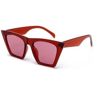 Vierkant frame reismode gepersonaliseerde bril zonnebril retro zonnebril (Kleur : C2)