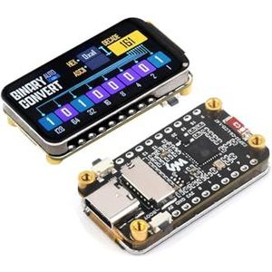 Waveshare ESP32-C6 1.45 inch LCD-scherm ontwikkelbord, 160 MHz RISC-V-processor, Wi-Fi 6 & Bluetooth 5, 4 MB Flash, 1.45 inch 262K kleurendisplay, Mini ITX moederbord