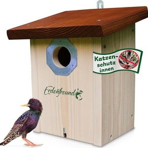 BALORS® Vogelhuisje Met Geluid - Vogelgeluiden Huisje Met Sensor En Bewegingsmelder Geluid Voor Op Toilet Inclusief Batterijen Vogelhuisje Kastje Met Sensor Wc Vogelhuisjes Waterdic