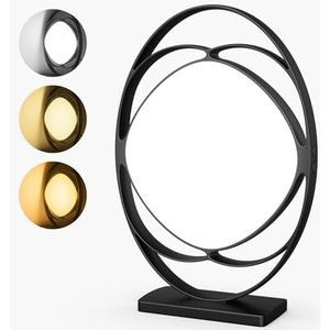 Wopigh Daglichtlamp, 10.000 Lux UV-vrij, 210° draaibaar, zonnelamp met 3 kleurtemperaturen, 4 timers, 5 instelbare helderheid, geheugenfunctie voor thuis