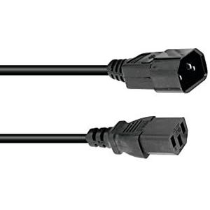 OMNITRONIC cold apparaat verlenging 3x0,75 1m sw