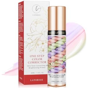 Één Stapkleur Corrector, Isolatiecrème, Make-up Primer Huidtint Corrigeren en Verhelderende Primer, Olie Controle Hydraterende, Latorice