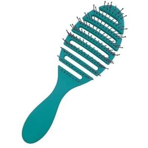 Nat Droog Haarborstel Kam Barber pro Haarborstel Haarstyling Tools Anti-verwarde Antistatische hoofdhuidmassage Haarborstel Magische kam(Blue)