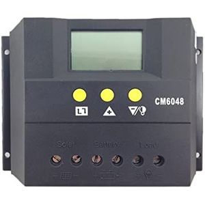 Zonne-laadregelaar, PWM Intelligente zonne -fotovoltaïsche stroomopwekking Systeemlading en ontladingscontroller CM6048 60A 48V