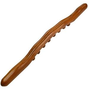 Vadillo 1 Pc 8 Guasha Schrapen Houten Massage Gereedschap Rolling Stick Handheld Massage Stick 52CM voor en Rugpijn Maag Body Shaping Anticellulite Been