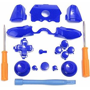 Bumpers Triggers Knoppen DPad LB RB LT RT Knoppen & T6 T8 Schroevendraaiers & Crowbar Voor Xbox One Elite Controller 3.5mm (Blauw)