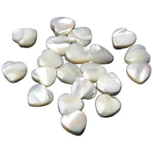 10st witte ster ronde parelmoer schelp bedels natuurlijke schelp ketting hangers voor sieraden maken DIY oorbel accessoires-12mm