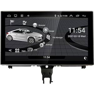 Android 14.0 2 Din Autoradio 9"" Touchscreen Auto Stereo voor Audi A6 C7 A7 2012-2018-[Ingebouwd CarPlay/Android auto/DSP/GPS]-Support MIC/Stuurbediening/Bluetooth 5.0(P5 4G+WIFI 8Core 8G+128G)