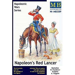 (MAS3209) - Masterbox 1:32 - Napoleons Red Lancer Napoleonic Series
