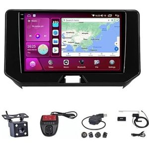 Android Double Din Car Stereo 9 Inch Touchscreen Autoradio Autotoebehoren Multimedia Stuurwielbediening met Navigatie Plug And Play Voor Toyota Harrier 4 XU80 2020-2022 (Size : M100S WIFI 1G+16G)