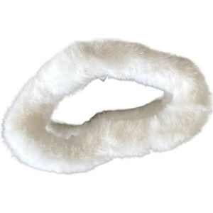 Winter Pluche Haar Klauw Elegante Haarspelden Vierkante Haai Haar Clip Barrette Krab Hoofddeksels for Vrouwen Meisjes Haaraccessoires (Color : White-Could)