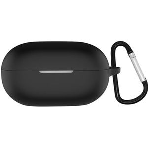 Siliconen hoes voor 2024 Beats Solo Buds draadloze oordopjes accessoires, zachte beschermhoes (zwart)